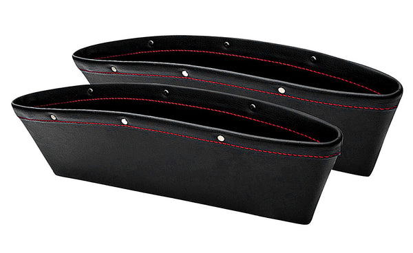กล่องใส่ข้างเบาะรถยนต์อเนกประสงค์- หนัง - สีดำ Car Leather Box